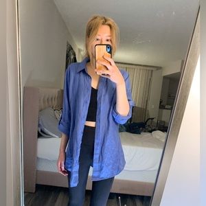 Ralph Lauren Blue oversized button down